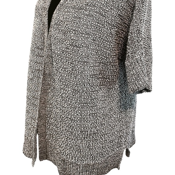 Tahari Knit Short Sleeve Open Front Cardigan Women's Size Large - Picture 5 of 8